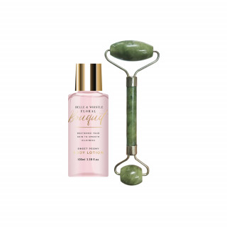 BELLE set Face roller+Body lotion 100ml SKSF35648 