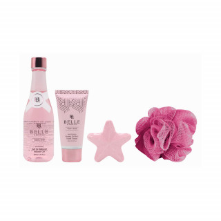 BELLE set Šampanjac pink za negu i kupanje 4/1 SKBM 35448 
