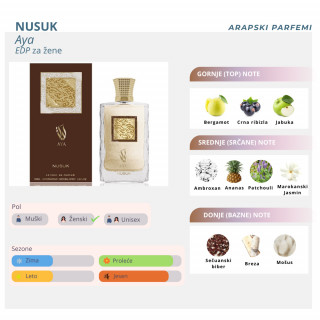 NUSUK Aya edp women 100ml 