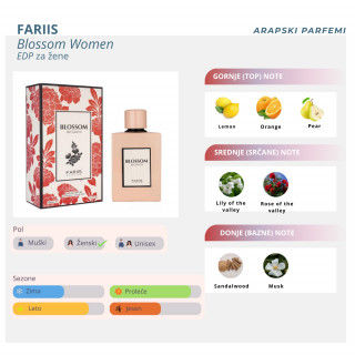 FARIIS Blossom Women edp 100ml 