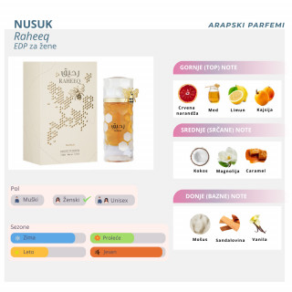 NUSUK Raheeq edp women 100ml 