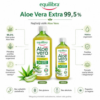 Equilibra Aloe Vera Extra 99,5%  500ml 