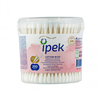 IPEK ŠTAPIĆI ZA UŠI 200 KOM kutija 