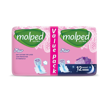 MOLPED ulošci ultra night 12 