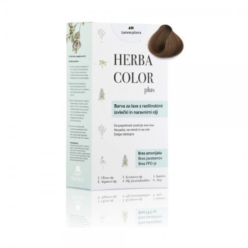 Herba Color plus 6N tamno plava 