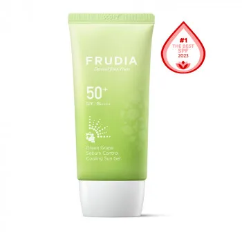 Frudia Green Grape Sebum Control Cooling Sun Gel 50gr 