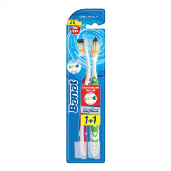 BANAT ČETKICA DEEP CLEAN BLACK 2PAK 