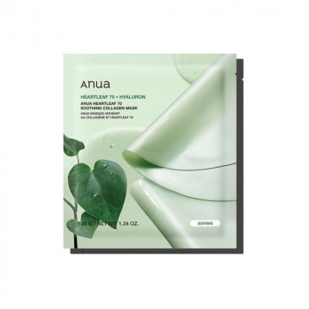 ANUA Heartleaf 70 Soothing Collagen Mask 38gr 