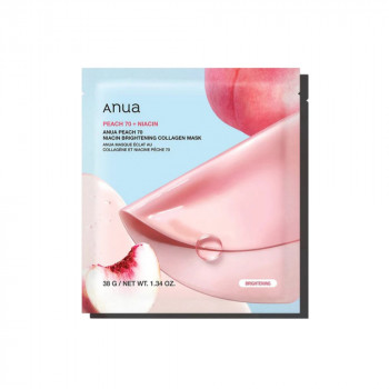 ANUA Peach 70 Niacin Brightening Collagen Mask 38gr 