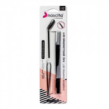 NASCITA set za obrve i  trepavice FACESET14 3/1 