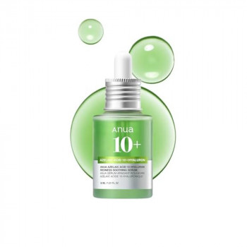 ANUA Azalaic Acid 10 Hyaluron Redness Soothing Serum 30ml 
