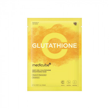 MEDICUBE Deep Vita C Glutathione Brightening Mask 27ml 