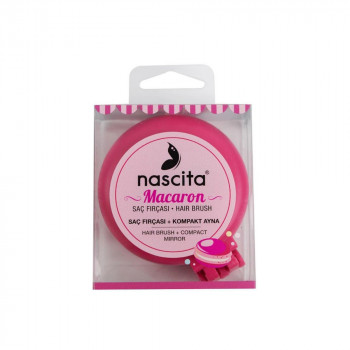 NASCITA četka sa ogledalom FPRO00051PN Pink 