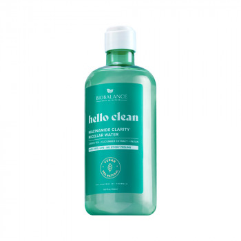 BIOBALANCE Hello Clean Niacinamide Clarity Micellar Water 500 ml 