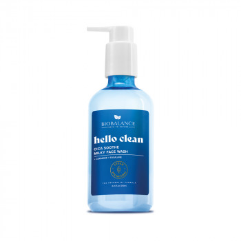 BIOBALANCE Hello Clean Cica Soothe Milky Face Wash 250 ml 