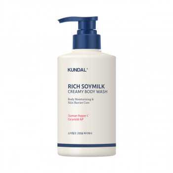 KUNDAL Rich Soymilk Creamy Body Wash 500ml Mellow Vanilla 
