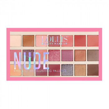 Lollis Nude Eyes & Cheeks Blushing Palette 35gr 