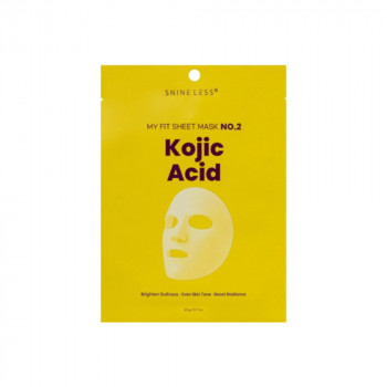NINE LESS My Fit Sheet Mask No.2 Kojic Acid 20gr 