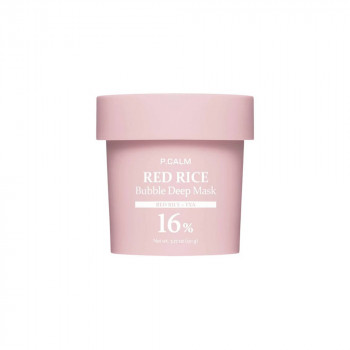 P.CALM Red Rice Bubble Deep Mask 90g 