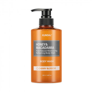 KUNDAL Honey&Macadamia Pure Body Wash 500ml Cherry Blossom 