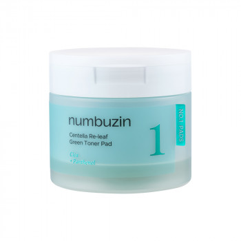 Numbuzin No1 Centella Re-Leaf Green Toner Pad 180ml/70pad 