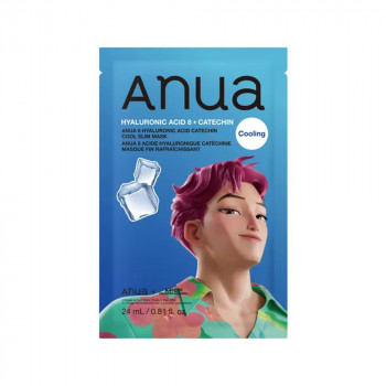 ANUA 8 Hyaluronic Acid Catechin Cool Slim Mask 24ml 
