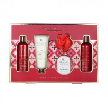 BELLE set Kutija crvena 5/1 za negu tela SKRD37866 