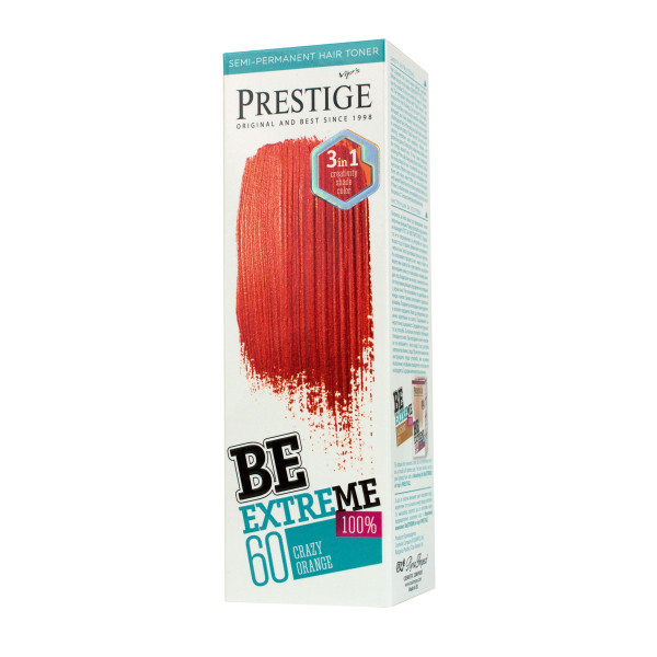 BE EXTREME HAIR TONER BR 60 CRAZY ORANGE 