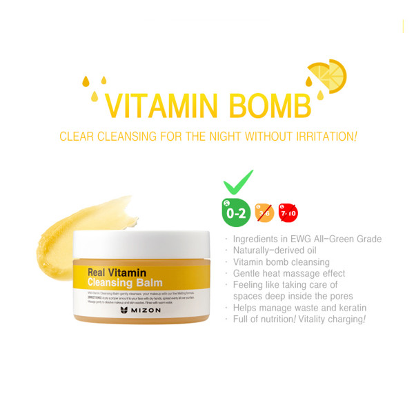 Mizon Real Vitamin Cleansing Balm 100gr 