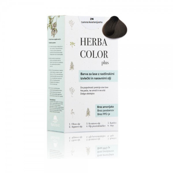 Herba Color plus 2N tamno kestenjasta 