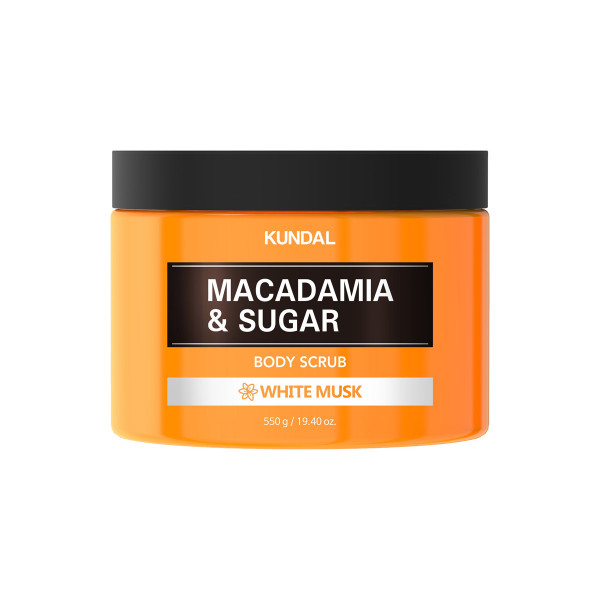 KUNDAL Macadamia&Sugar Body Scrub 550ml White Musk 
