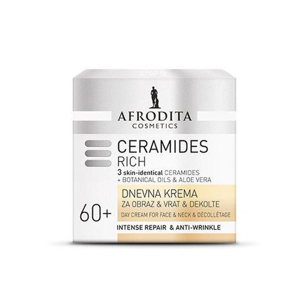 AFRODITA CERAMIDES RICH Dnevna krema za lice, vrat i dekolte 50ml 