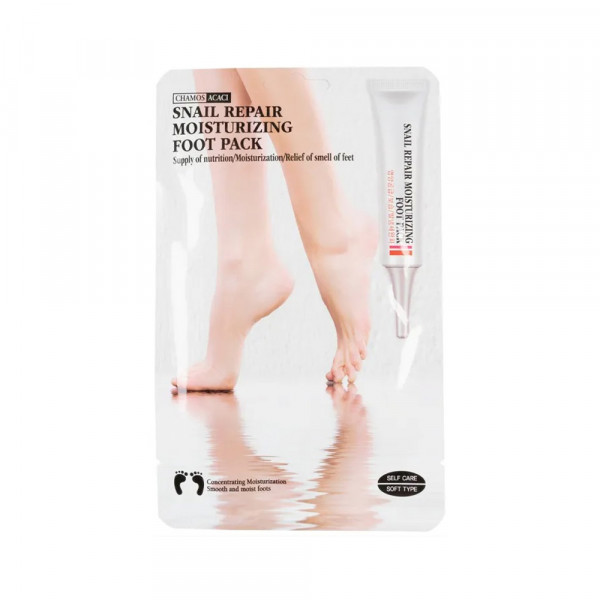 CHAMOS Acaci Snail Repair Moisturizing Foot Pack 