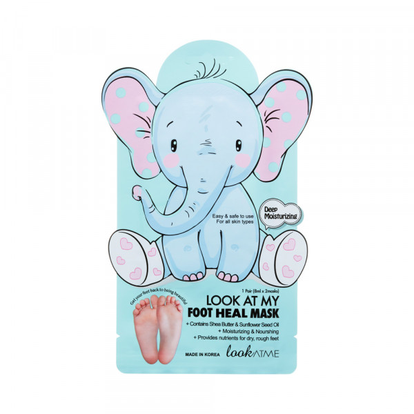 LOOK AT My Elephant HEAL maska za stopala 1 par (2x8ml) 