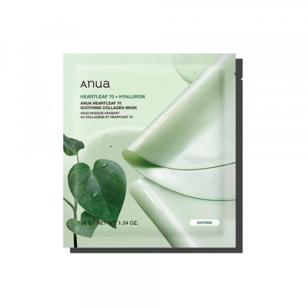 ANUA Heartleaf 70 Soothing Collagen Mask 38gr 