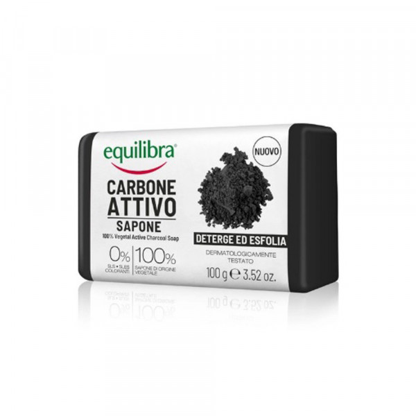 EQ Vegetal Active Charcoal Soap 100gr 