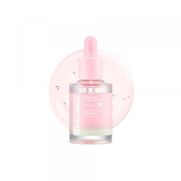 APRIL SKIN Pink Aloe Mucin Serum 30ml 