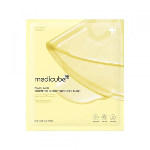 MEDICUBE Kojic Acid Turmeric Brightening Gel Mask 28gr 