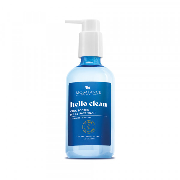 BIOBALANCE Hello Clean Cica Soothe Milky Face Wash 250 ml 