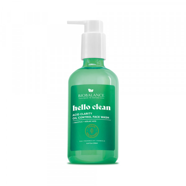 BIOBALANCE Hello Clean Acid Clarity Oil Control Face Wash 250 ml 