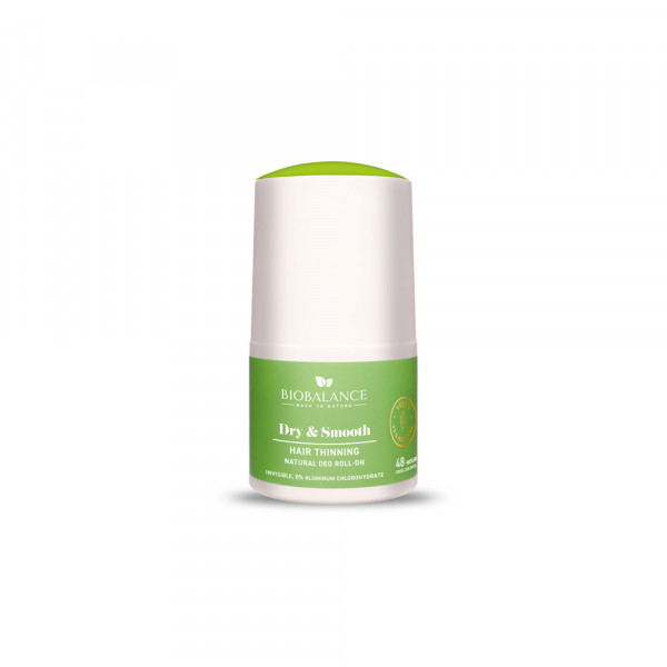 BIOBALANCE Dry & Smooth Hair Minimizing Natural Deo Roll On 50 ml 