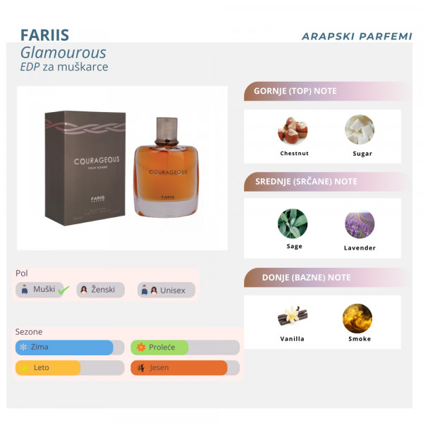 FARIIS Courageous edp men 100ml 