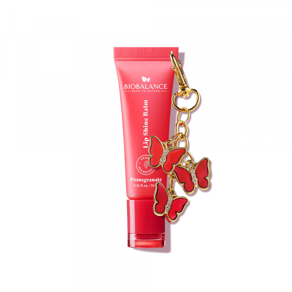 BIOBALANCE Lip Shine Balm Pomegranate 10ml 