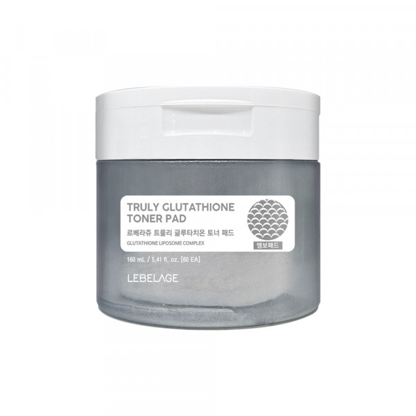 LEBELAGE Truly Glutathione Toner Pad 180ml / 60 kom 17514 | LECO