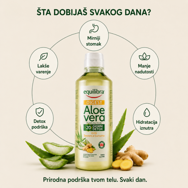 Equilibra Aloe Vera DIGEST sa đumbirom 1000ml 