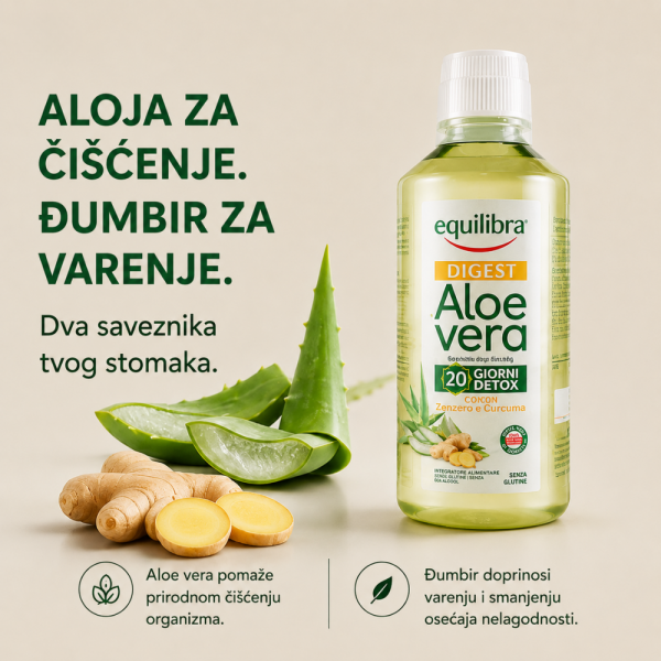 Equilibra Aloe Vera DIGEST sa đumbirom 1000ml 