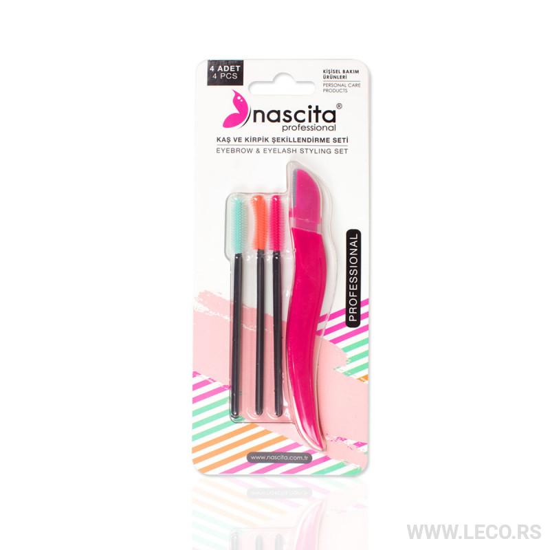 NASCITA set za obrve i trepavice FACESET01 4/1 