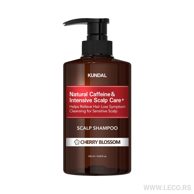 KUNDAL Caffeine Shampoo 500ml Cherry Blossom 