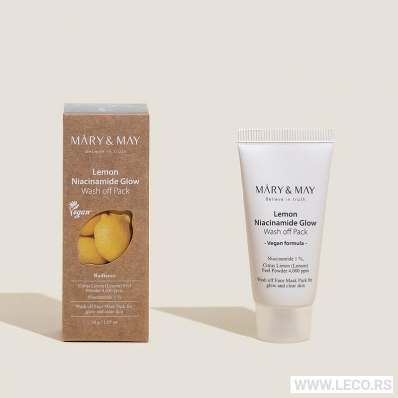 MARY&MAY Limun niacinamide maska za lice 30G 