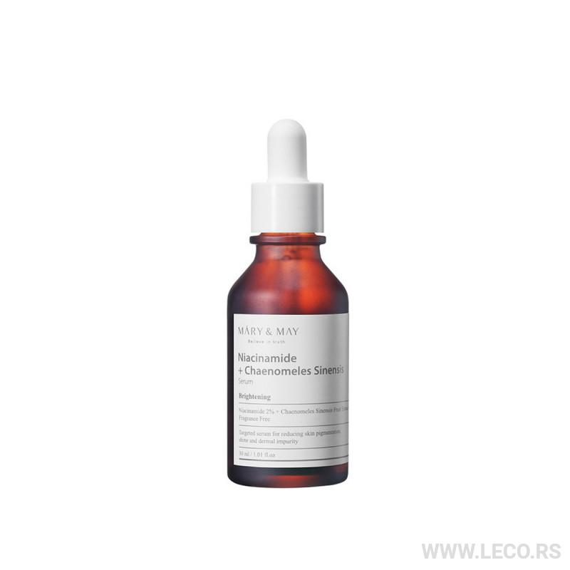 MARY&MAY NIACINAMIDE+CHAENOMELES SINENSIS SERUM 30ML 